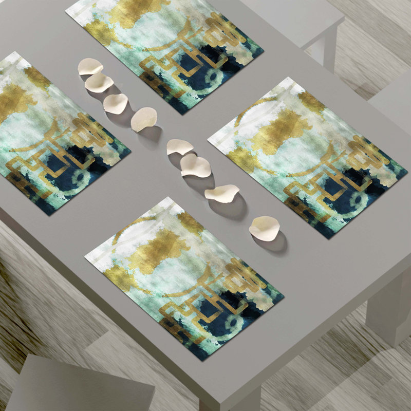 Napperon abstrait en polyester