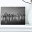 " Chicago Skyline At Night Black And White "-458113575-415524406