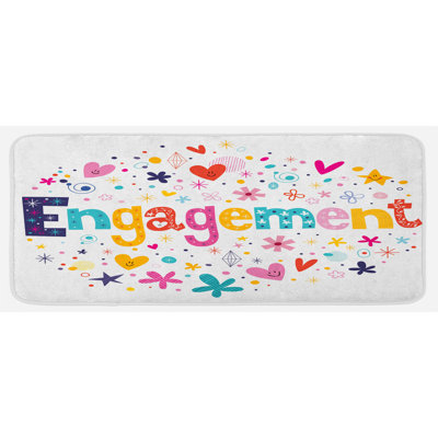 Modern & Contemporary Solid Colour Polyester Kitchen Mat
