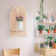 Tablette flottante en bois Athzired