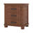 Rustic Three Drawer Reclaimed Solid Wood Farmhouse Nightstand Set Of Two