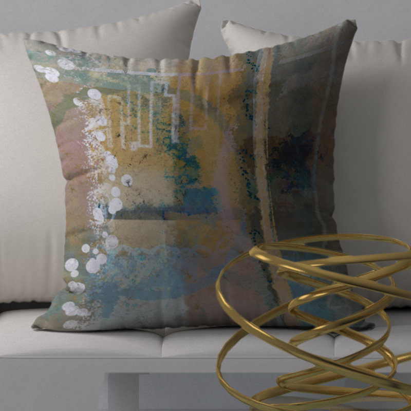Housse de coussin carrée/insert, 18 po x 18 po