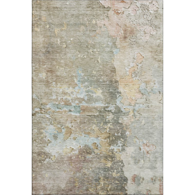 Premium Machine Washable Barry AMF1234 Abstract Rug