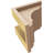 5"W x 5"D x 5"H Bryant Rough Cedar Woodgrain TimberThane Corbel, Primed Tan-88289334