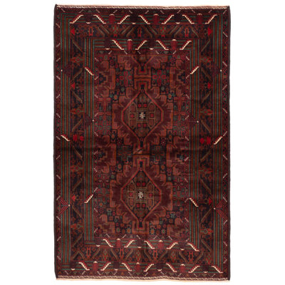 Teimani Red Rug 4'0" x 6'4"