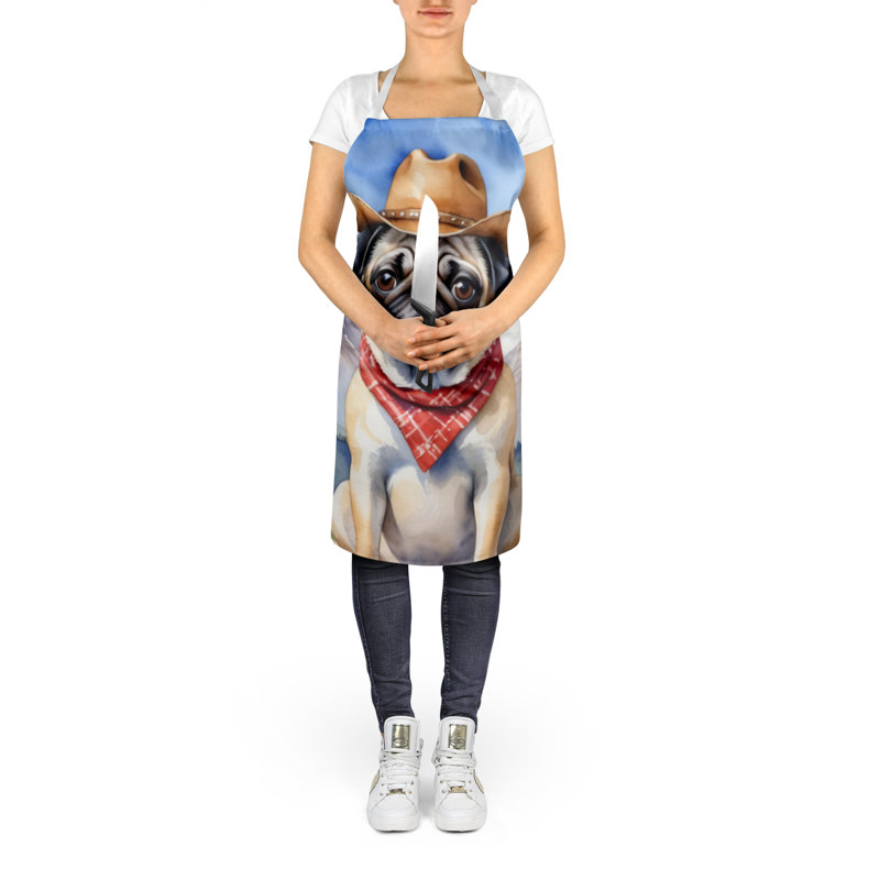 No Pattern Bib Apron