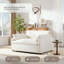Canapé simple en chenille avec coussin-1270373184