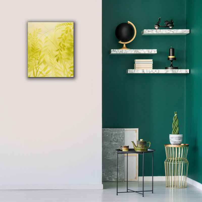  «Gilded Shadows 2» par Grace Popp, art mural sur toile, 20 po x 24 po