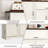 65" Sideboard Buffet Cabinet With Storage, Farmhouse Kitchen Pantries Sideboard Cabinets With Drawer, Wood Coffee Bar Cabinet With Adjustable Shelves, Storage Cabinets For Kitchen, Dining Room-2089137766