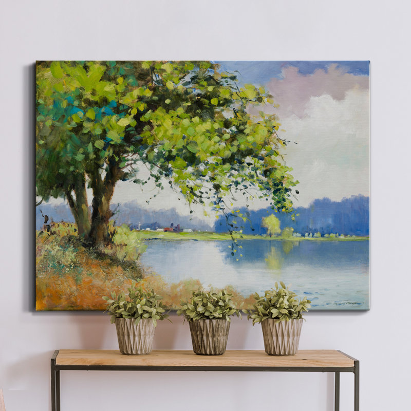 " Fall Day II ", 32" H x 24" W x 1" D