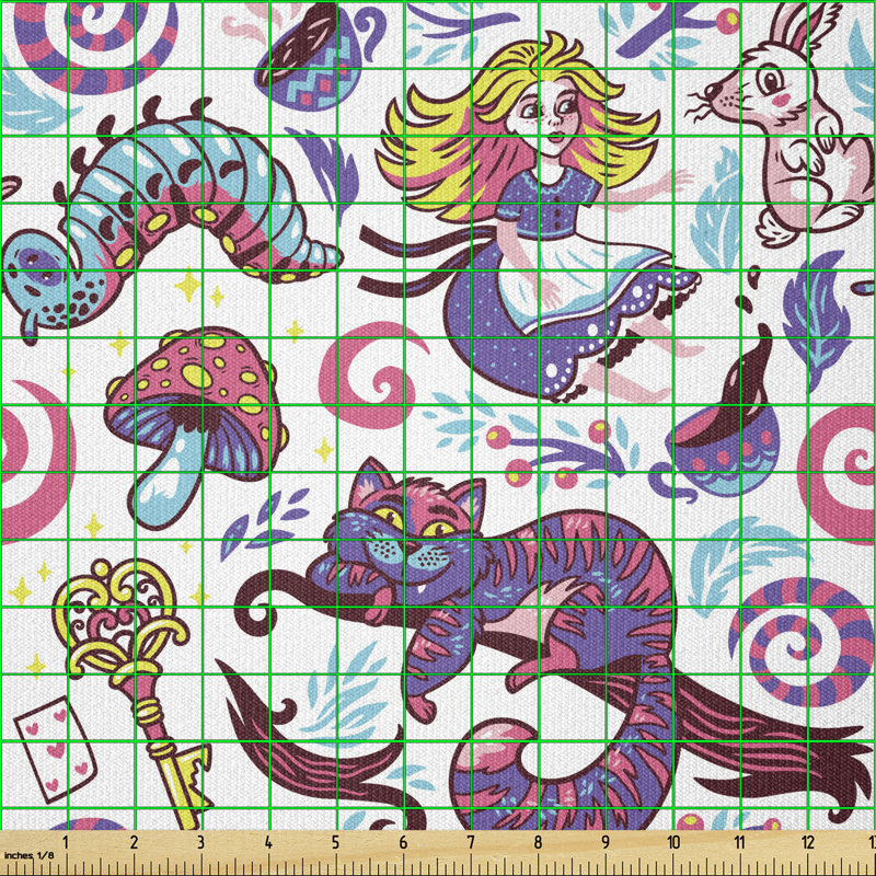 Crosbie Alice in Wonderland Concept Multi-Purpose Fabric