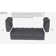 Modern Recliner Sofa, Cozy 3 Seater Recliner With Dual Wingback, Plush Fabric Reclining Couch With  , Recliner Sofas For Living Room