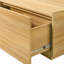 Table basse 1 pièce au fini naturel avec rangement double face, style transitionnel, mobilier de salon