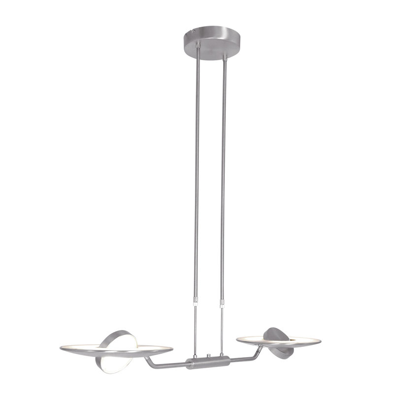 Sotelo 4 - Light LED Unique/Statement Pendant, Steel
