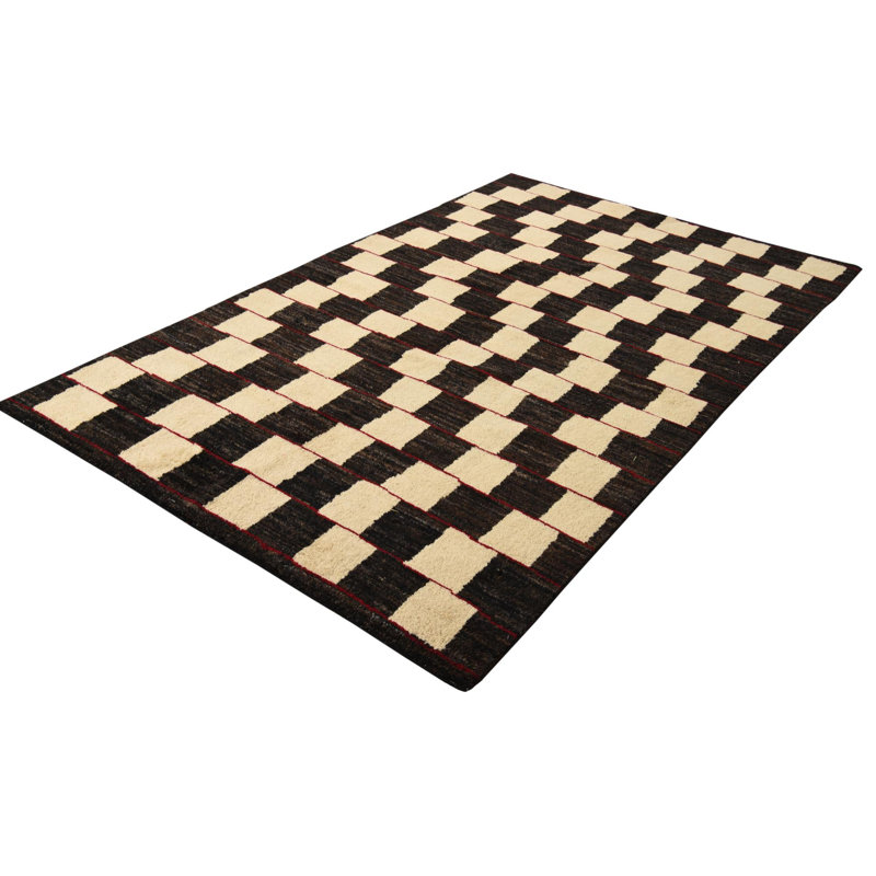 Tapis noir et blanc Howard