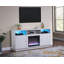 Meuble télé avec foyer, chaufferette, lumière DEL, armoires et tablettes pour accueillir de grands téléviseurs et fournir beaucoup de rangement-2128461066