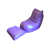 Similicuir mauve