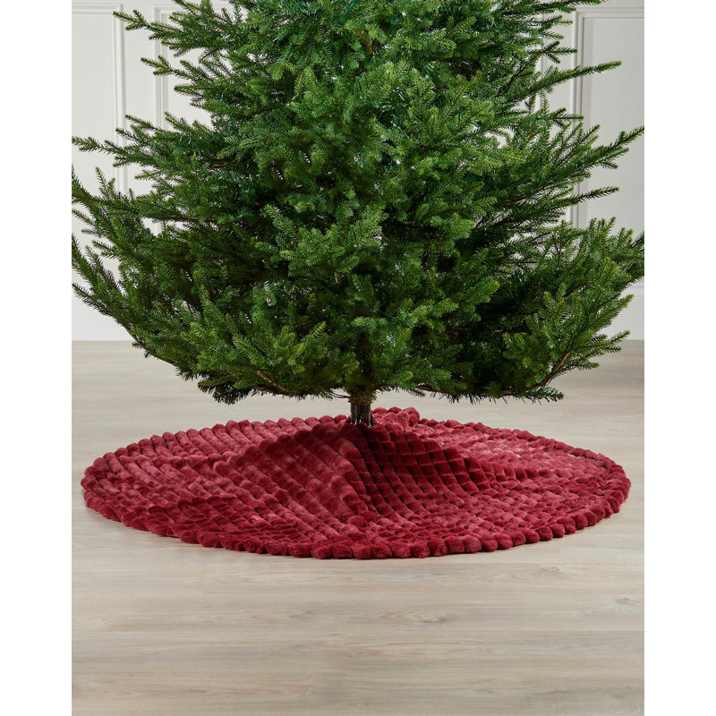 Faux Fur Tree Skirt