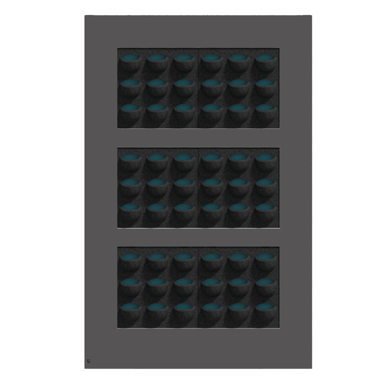 Jardin vertical Live Divider, H 75,5 po x l 46,5 po x P 6,7 po, Anthracite