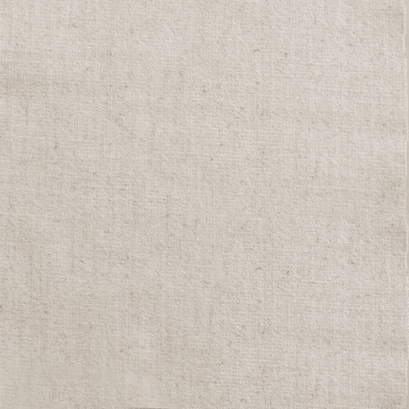 Repose-pieds standard carré de 41 po Eurydice, Mélange de polyester beige