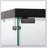 Glass Display Cabinet 4 Shelves with Door, Floor Standing Curio Bookshelf