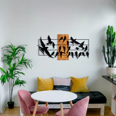 Décoration murale en bois