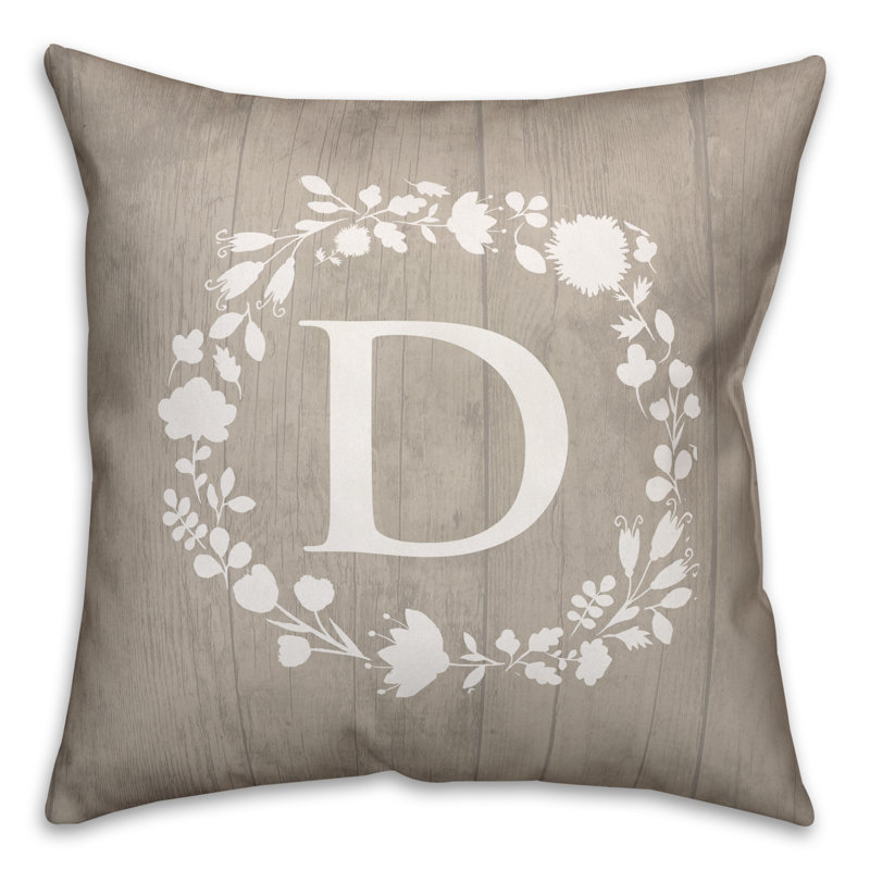 Reversible Throw Pillow, D