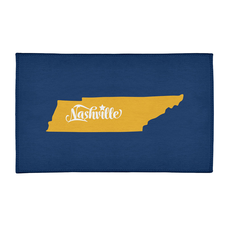 Tapis de l’de la nashville sports, Rectangle 9 pi x 12 pi