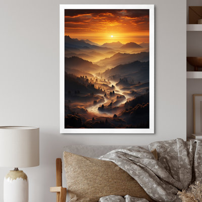 Ronneshia, Allemagne, lever du soleil, symphonie, montagne