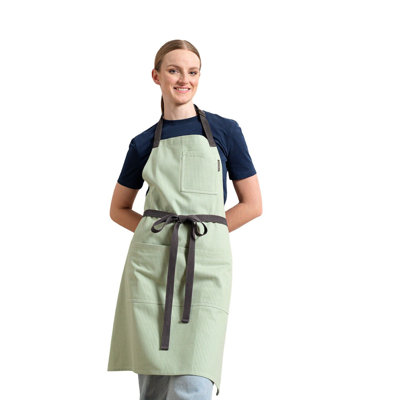 Bib Apron with Pockets