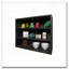 Armoire murale noire avec rangement ouvert-887351713-887351715