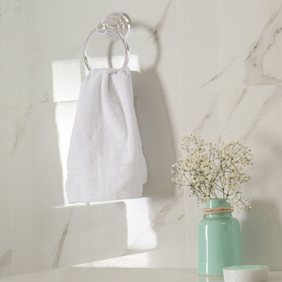 Anneau porte-serviette mural simple leamore