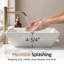 Lavabo vasque carré KES 17 po