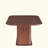 Coffee Table Walnut Wood Surface And Metel Feet-1069134055