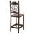 Upholstered Counter Stool with Solid Wood Frame