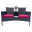 Darrett Wicker Outdoor Bench-1375991460