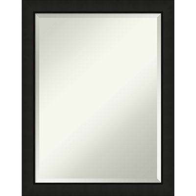 Jitender Solid Wood Rectangle Wall Mirror