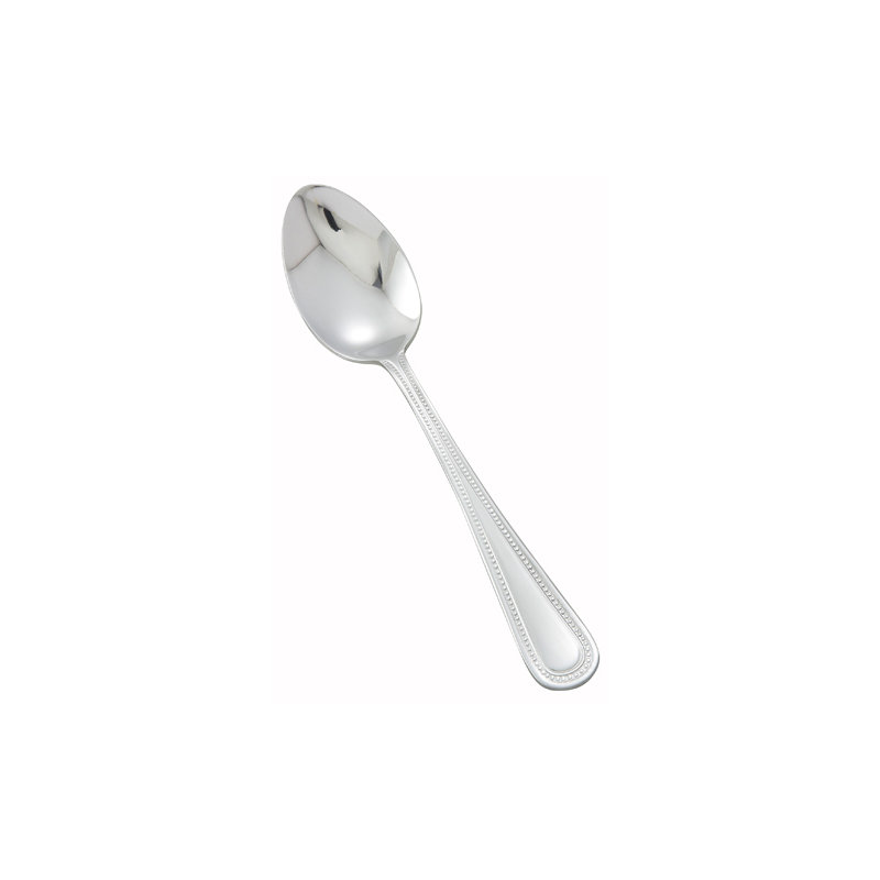 Winco Dots Stainless-Steel Teaspoon, Heavyweight, 7" (12 Pack)