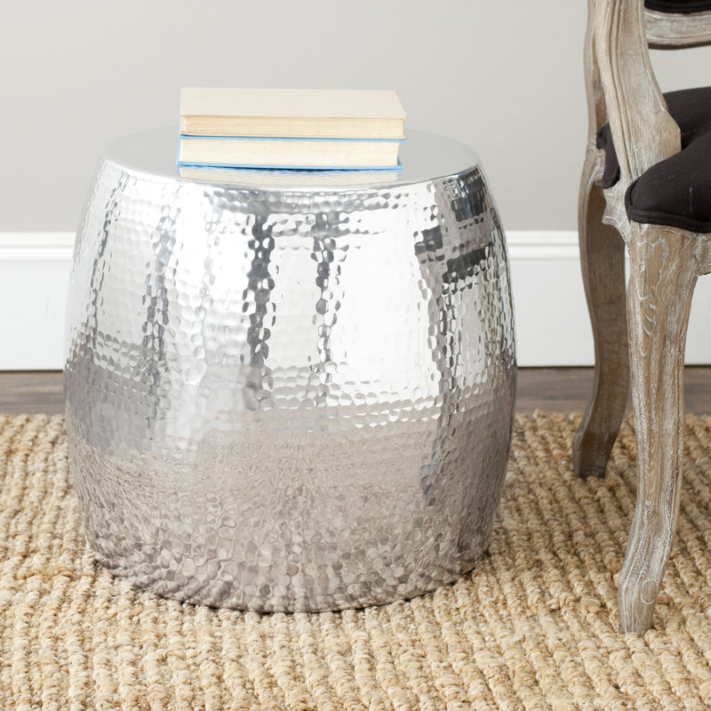 table de bout cylindriques, Argent