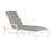Monaco Aluminum Chaise - Slate Gray-861820397-884222471-884226110
