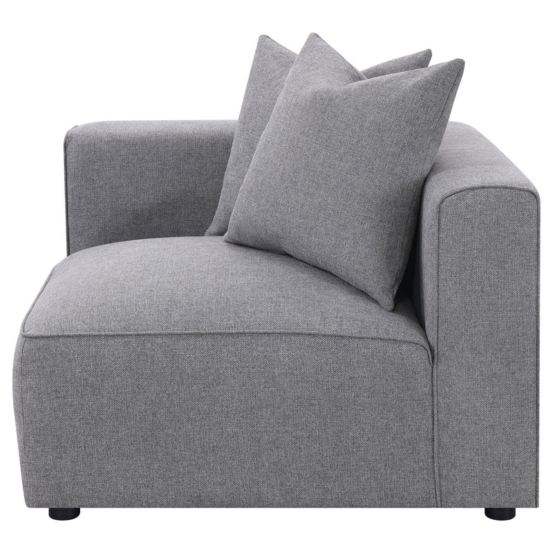 Chaise de coin avec coussin décoratif Amherst