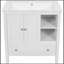 Duntae 30'' Free Standing Single Bathroom Vanity with Ceramic Top