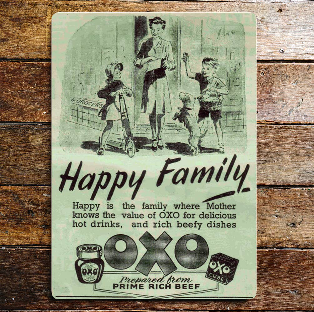 Oxo Cube Happy Family Wall Décor