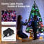 Arbre de Noël régulier en PVC artificiel vert-1135313859