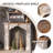 47.24"Vintage Distressed Arched Mantelpiece