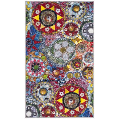 Tapis géométrique Garner Performance