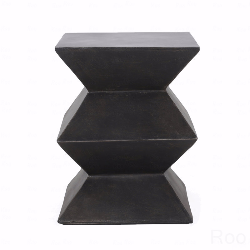 Table d'appoint d'extérieur en béton léger