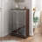 Elegant Mirrored Shoe Storage Cabinet With Frosted Glass And Adjustable Shelves
