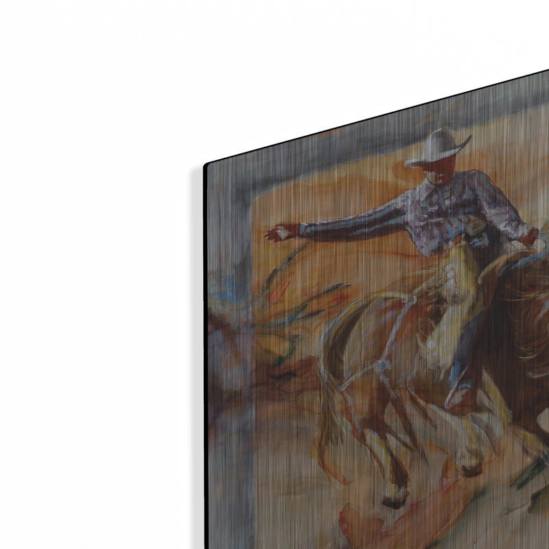 «Nexus on Metal» par J.E. Knauf, reproduction, H 12 po x l 12 po