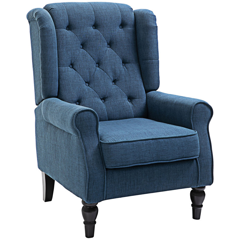 Fauteuil d'appoint moderne capitonné